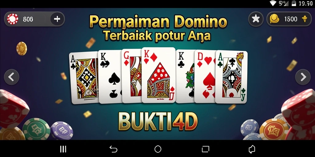 Tampilan gameplay seru dalam permainan Domino BUKTI4D.