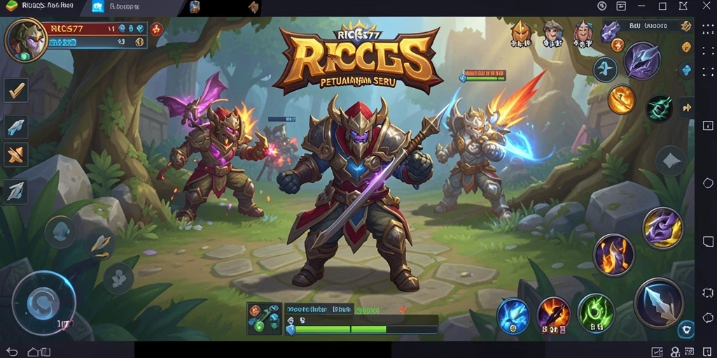 Tangkapan layar RICIS77 menampilkan momen seru dalam petualangan ARPG.