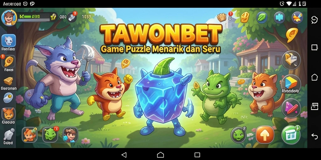 Tampilan gameplay TAWONBET yang seru dan menantang.