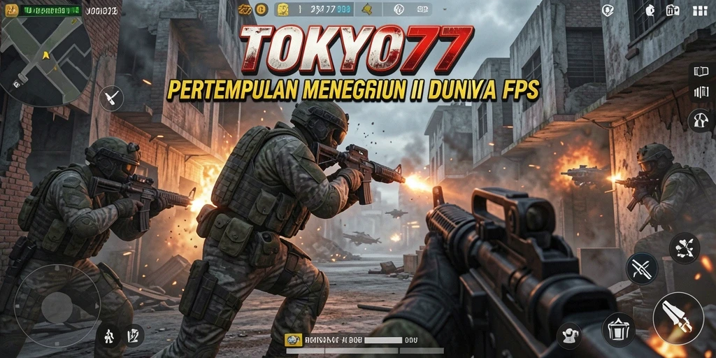 Screenshot gameplay intens di TOKYO77 yang menunjukkan aksi seru.