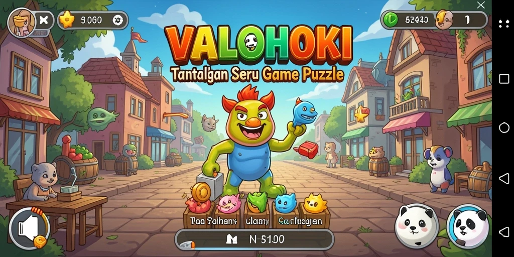 Screenshot gameplay VALOHOKI saat menyelesaikan teka-teki yang menantang.